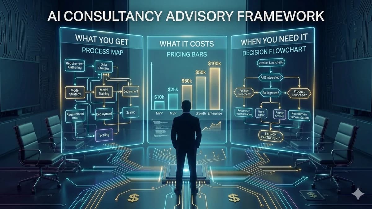 AI consulting services — what you get, what it costs, and when you need it