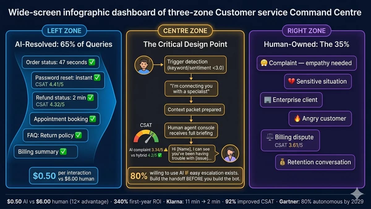 AI and the future of customer service — what stays human and what gets automated in 2026