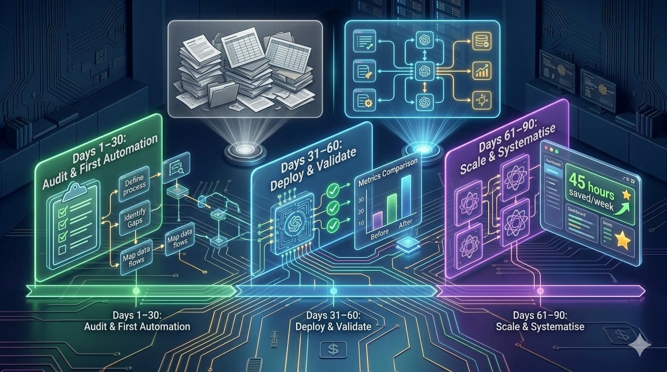 Automate your business in 90 days: the full playbook