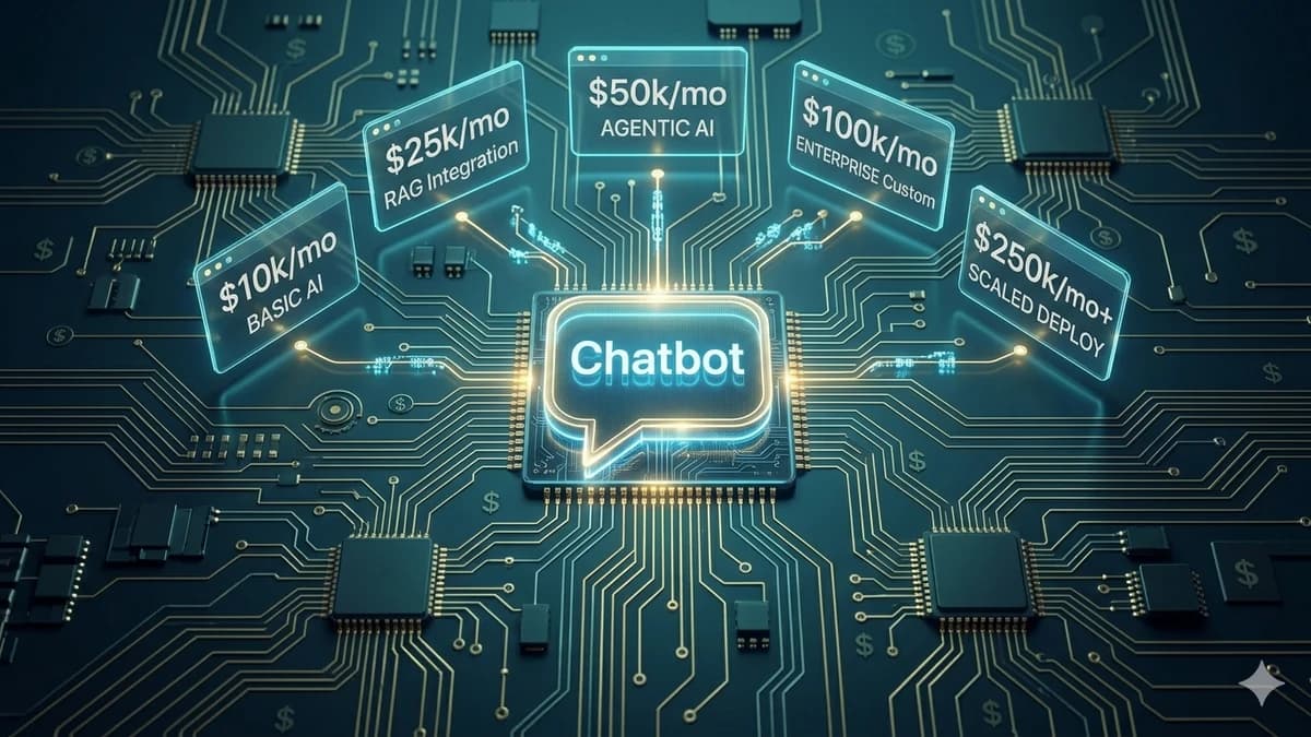 Chatbot development cost breakdown 2026