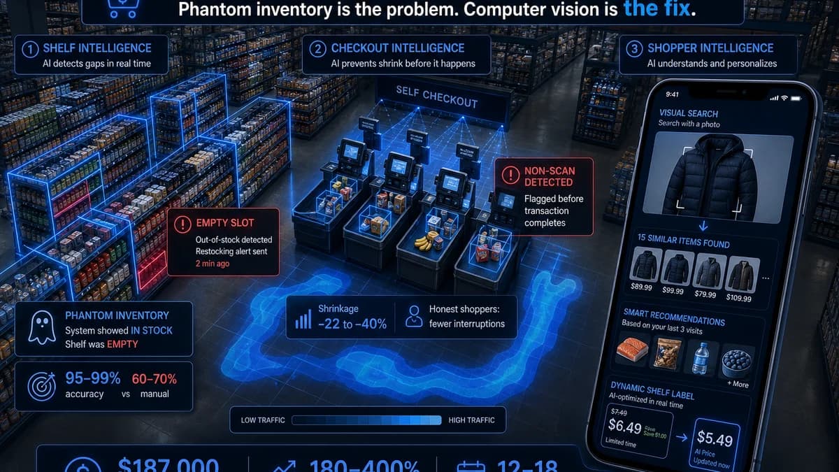 Computer vision in retail — inventory automation and personalised shopping 2026