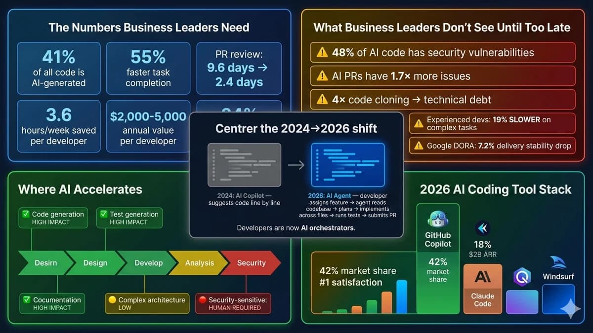 How AI is changing software development — what it means for businesses that depend on code