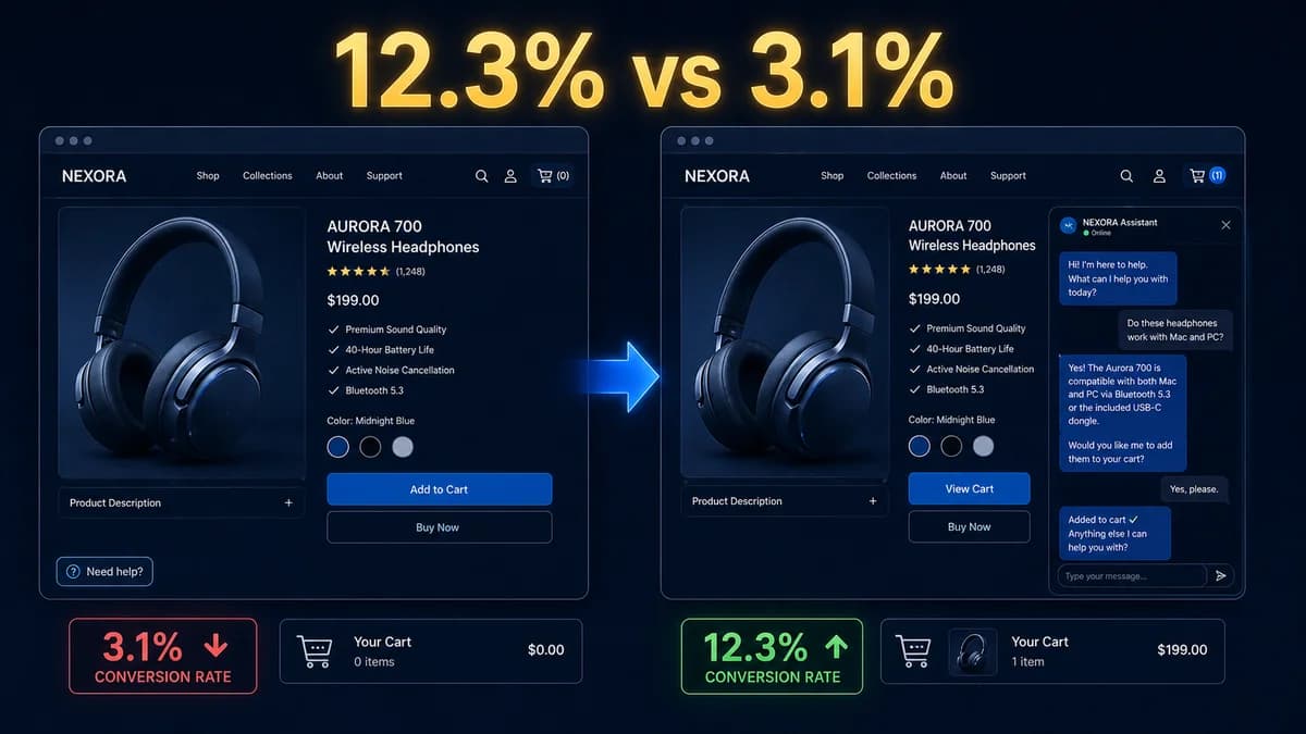 How to build a chatbot that converts — 4x conversion gap framework (2026)