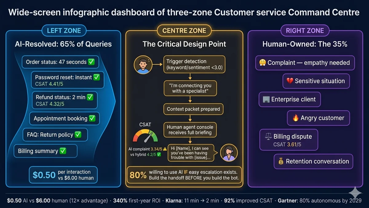 AI and the Future of Customer Service: What Stays Human and What Gets Automated